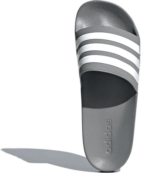 adidas slippers heren grijs|adidas water slippers.